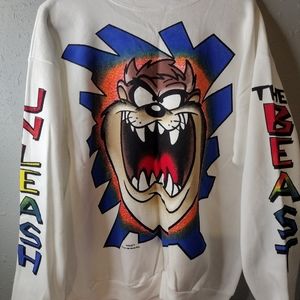 1996 freeze looney tunes Taz crewneck